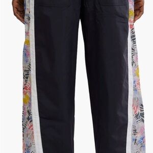 FP Movement by Free People Black Joggers with Multicolor Side Panels